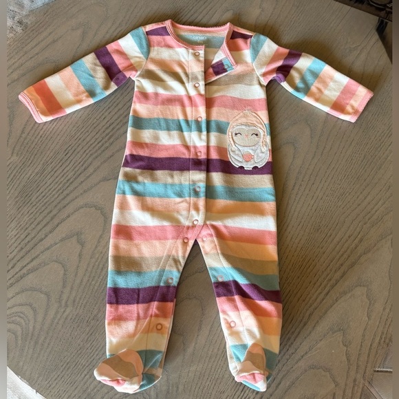 👶 Baby Girl Bundle – Size 9-12 Mnth | Carter’s PJ’s + Cat & Jack Onesie 💕 - Picture 2 of 5